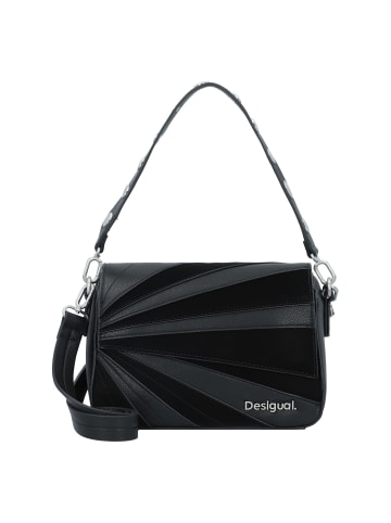 Desigual Machina Schultertasche 22.5 cm in schwarz