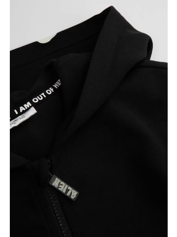 Coccodrillo Reißverschlussjacke in schwarz