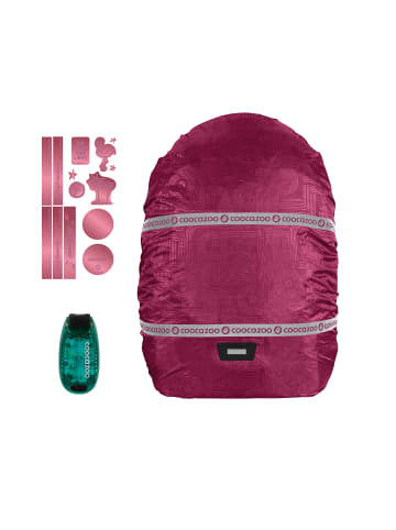 Coocazoo Regen- und Sicherheits-Set, 3-teilig in Berry