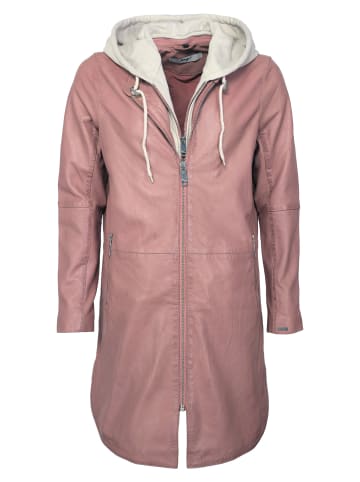 Maze Ledermantel 4202199 in deep rose