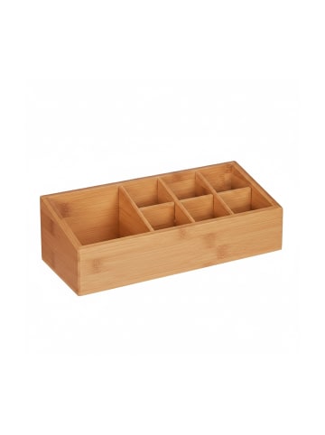relaxdays 4 x Aufbewahrungsbox in Natur - (B)14 x (H)10 x (T)35 cm