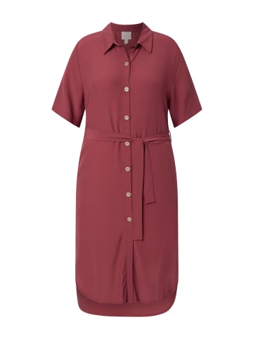 Ulla Popken Midikleid in rostrot