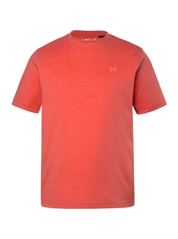 Men Plus Kurzarm T-Shirt in koralle