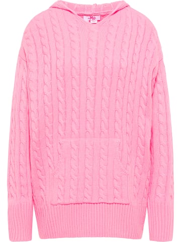 myMo Strickhoodie in Pink