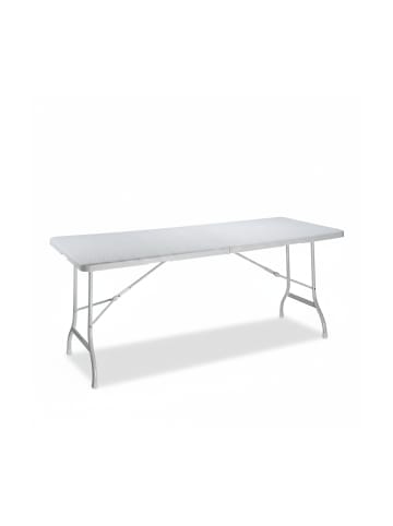 relaxdays Gartentisch in Weiß - (B)178 x (H)72 x (T)74 cm
