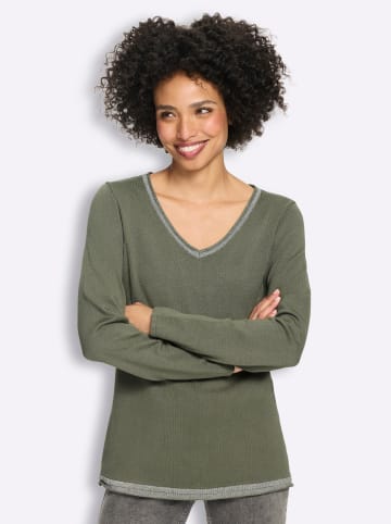 Heine Pullover in khaki