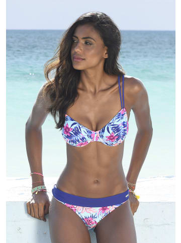Venice Beach Bikini-Hose in türkis-bedruckt