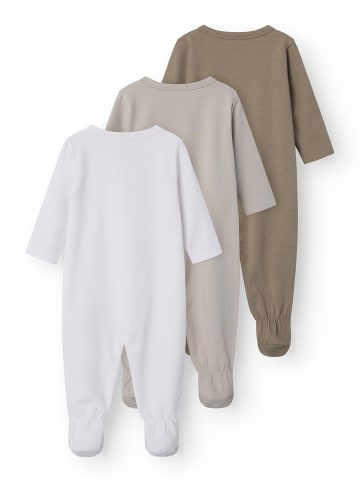 TWO SOON 3er-Pack Schlafanzug in Roasted Cashew