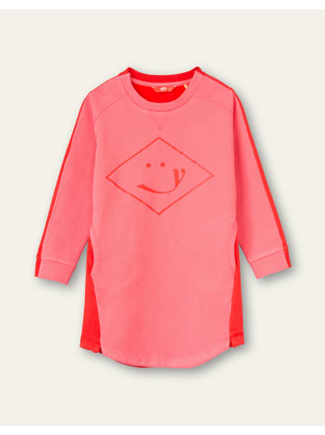 Oilily Dehope Langarm-Sweatkleid in Rosa
