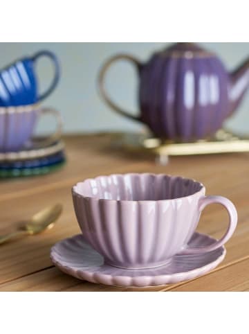 Bloomingville Tasse mit Untertasse LATINA Rosé