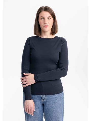 MELA Damen Basic Langarmshirt DHIVYA