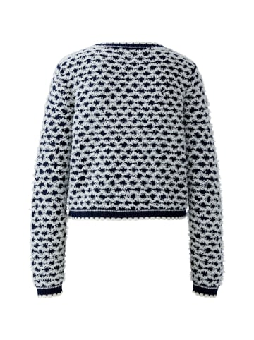 Oui Pullover in dk blue white