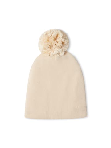 Stellou & friends Beanie mit PomPom in Beige