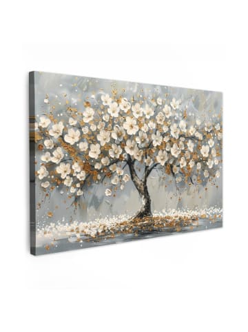 MuchoWow Leinwand bilder Weißer Baum (BxH)