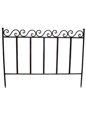 AltoBelli Rankgitter RENATO Metall Zaun Antik Rost Braun Lackiert 70x53 cm