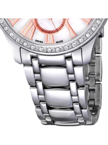 Candino Analog-Armbanduhr Candino Elegance silber mittel (ca. 36mm)