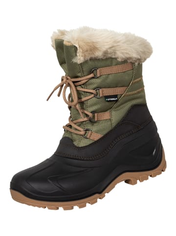 Spirale Winterstiefel Evelin gefüttert in grün in grün