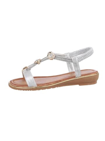 Ital-Design Sandale & Sandalette in Silber