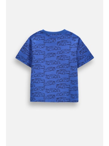 MOKIDA T-shirt mit kurzem Ärmel in kobaltblau