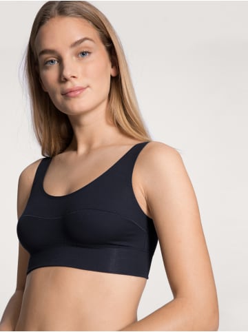 Calida Bustier in dark lapis blue