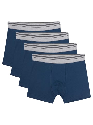 Sanetta Boxershort 4er Pack in Dunkelblau/Grau