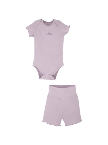 DeFacto Body & Shorts REGULAR FIT (2 tlg.) in Helles Flieder