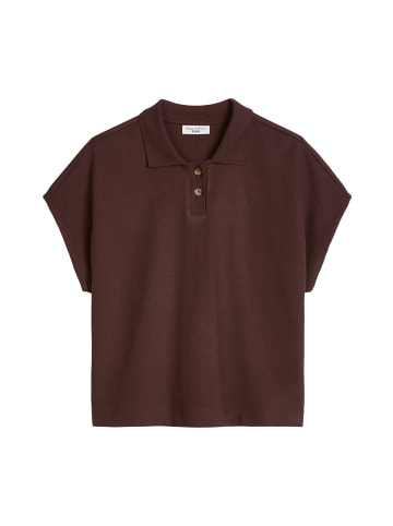Marc O'Polo DENIM Poloshirt wide in Burnt Aubergine