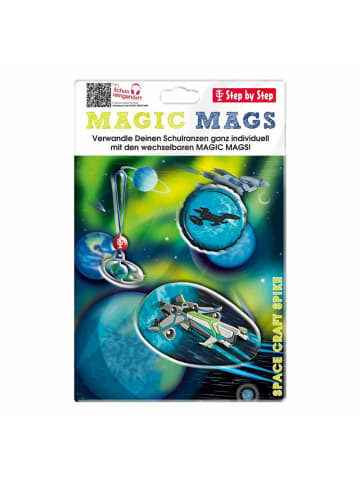 Step by Step Magic Mags Space Craft Spike in blau