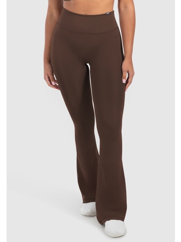 SMILODOX Schlaghose Leggings Loreen in Braun