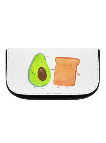 Mr. & Mrs. Panda Kosmetiktasche Avocado Toast ohne Spruch in Weiß