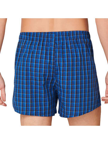 Schiesser Web-Boxershorts 2er Pack in Blau