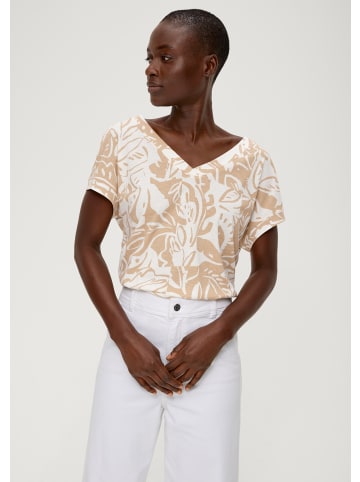 s.Oliver T-Shirt in 84A0_sandstein