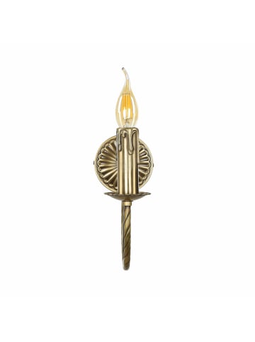 Licht-Erlebnisse Wandlampe (B)10 x (H)22.5 cm in Bronze hell glänzend
