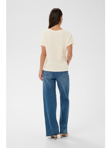 Kaffe T-shirt KAfelicity Loose fit in Chalk