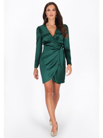 faina Women Dress in dark green