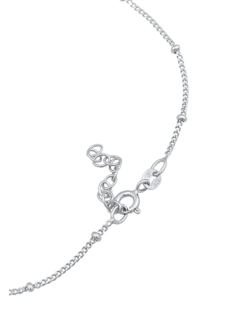 Elli Fußschmuck 925 Sterling Silber Kreis, Kugel, Plättchen in Silber