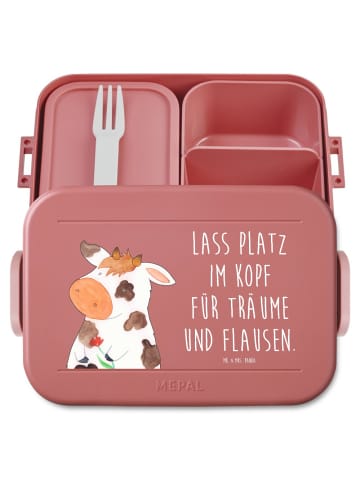 Mr. & Mrs. Panda MEPAL Bentobox Kuh Motiv mit Spruch in Rot Pastell