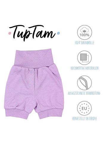 TupTam Baby Mädchen Sommershorts 5er Set in grau/pink