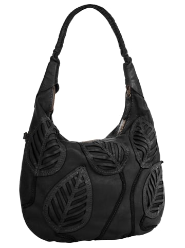 Samantha Look Shopper echt Leder in schwarz
