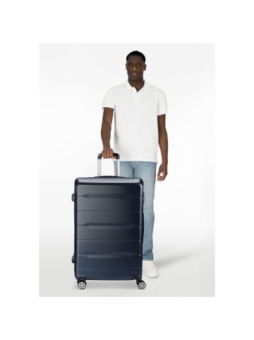 benzi 5583 4 Rollen Trolley 77 cm blau