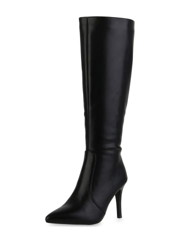 VAN HILL Klassische Stiefel Eleanor in Schwarz