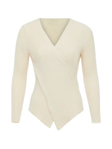 NAEMI Damen Strickpullover in Beige