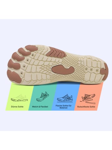 DOTALES FlowStep Barfußschuhe in Beige 40