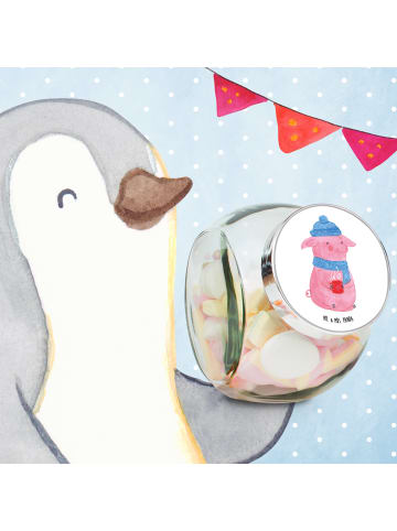 Mr. & Mrs. Panda Lebensmittelbehälter Schwein Glühwein ohne Spruch in Weiß