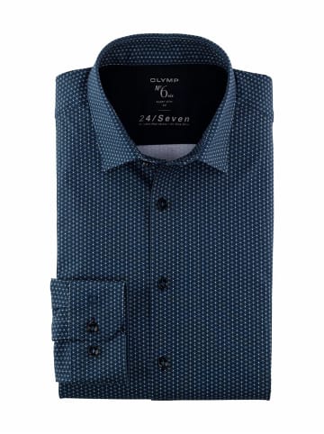 OLYMP Langarm Business Hemd für Herren in blau