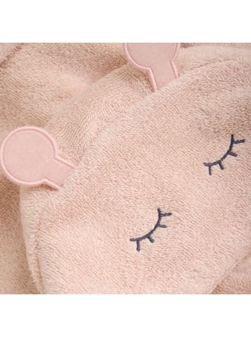 Pippi Babywear Bademantel "Hooded Bath Robe" in Rosa