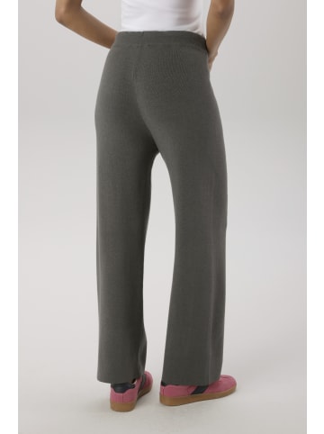 Aniston SELECTED Strickhose in anthrazit melange