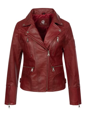 Rock Creek Lederjacke in Rot