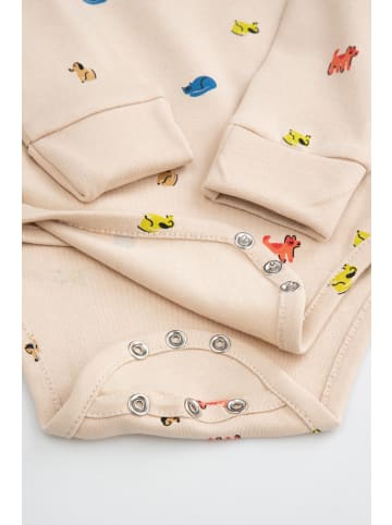 Coccodrillo Langarm-Body in beige