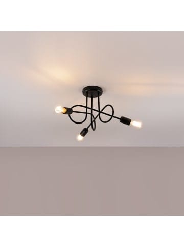 Nice Lamps Kronleuchter KNOT 3 schwarz H 958